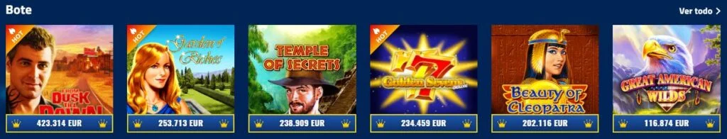 mejores slots con jackpot admiralbet