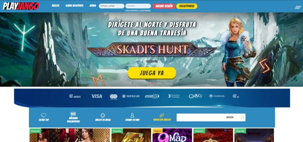 registrarse en PlayJango