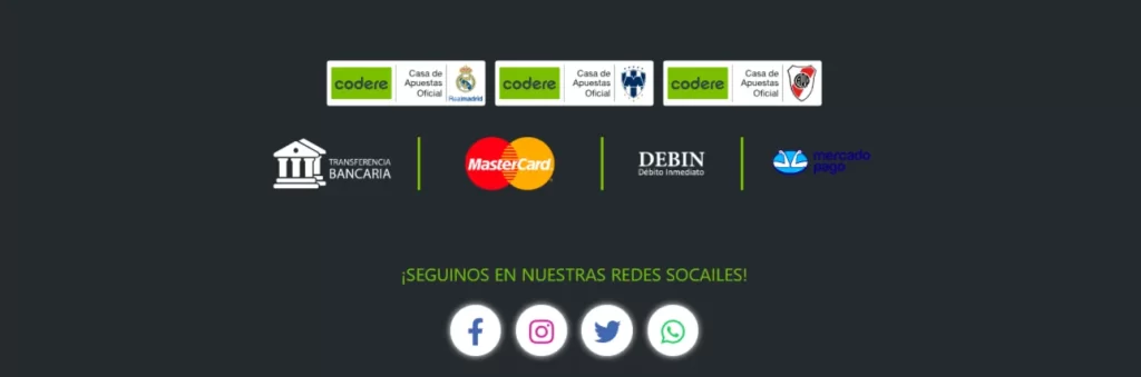 codere depósito mercadopago