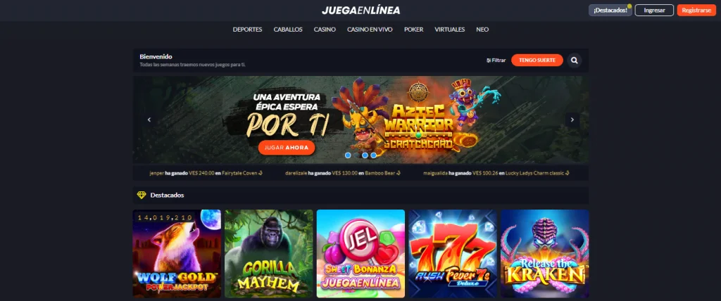 jugaenlinea bono casino