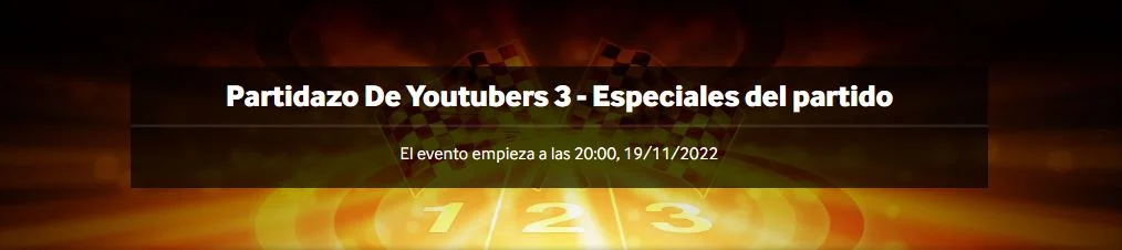 apostar al partido de youtubers