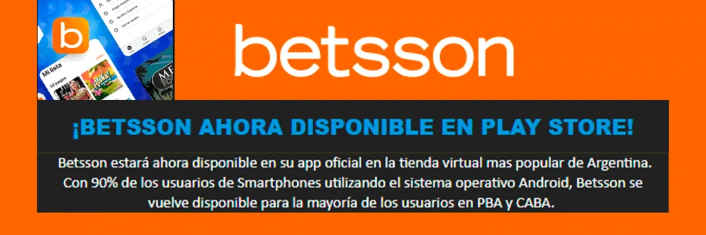 nueva app movil betsson argentina