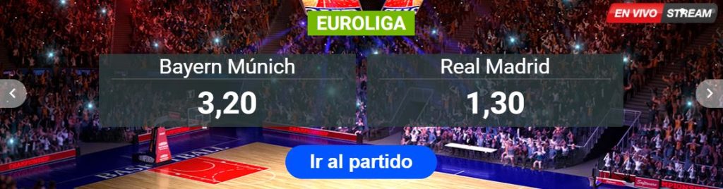 ver online bayern múnich vs real madrid euroliga