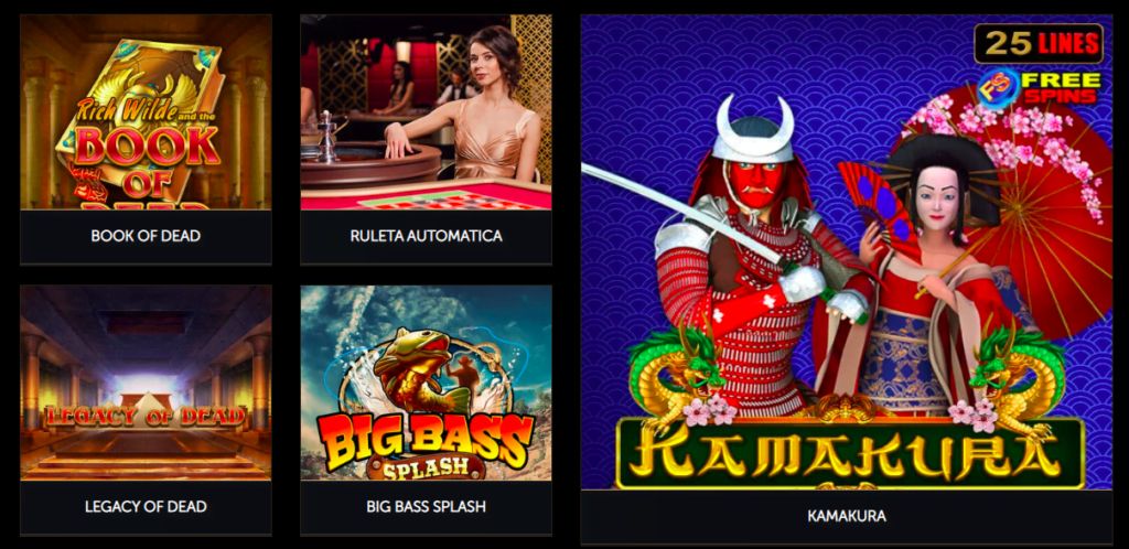 Slots y tragaperras en Royale500