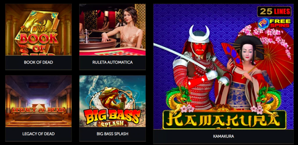 Slots y tragaperras en Royale500