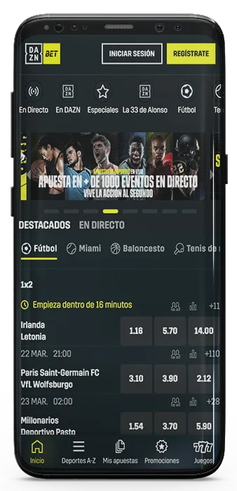 app DAZN Bet