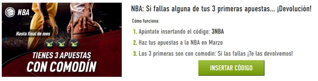 comodín nba sportium