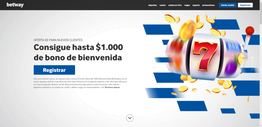 betway bono bienvenida casino