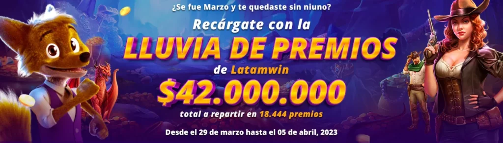 latamwin lluvia de premios