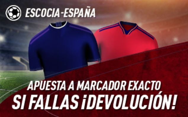 sportium escocia vs españa promoción