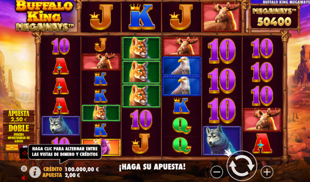 slot buffalo megaways sportium