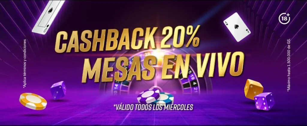 cashback casino en vivo solbet