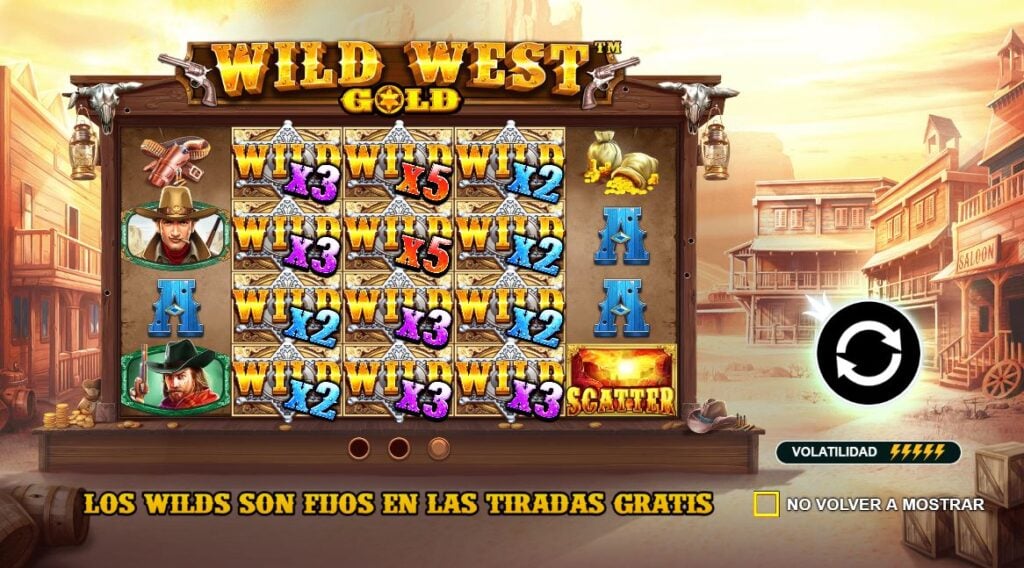 jugar a wild west gold slot