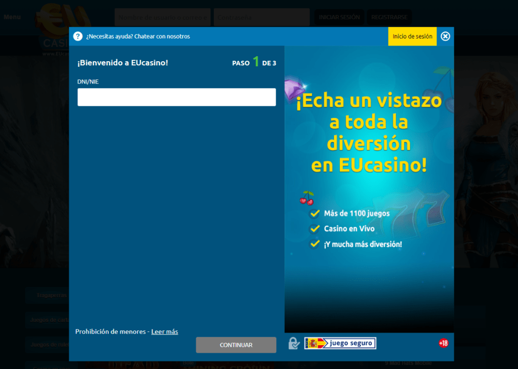 registro eucasino