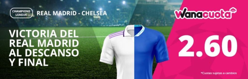 wanabet madrid vs chelsea