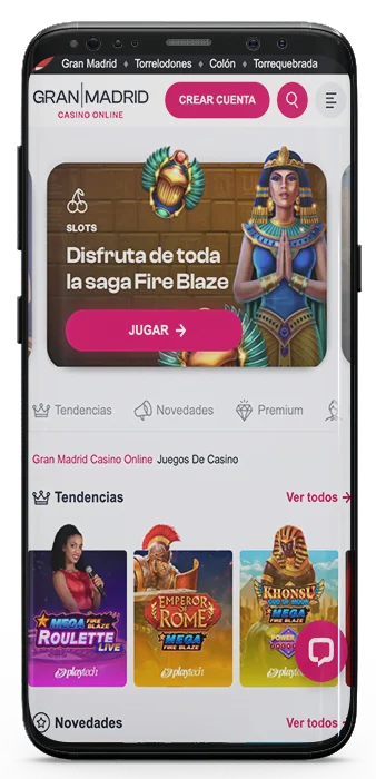 app gran madrid casino métodos de pago