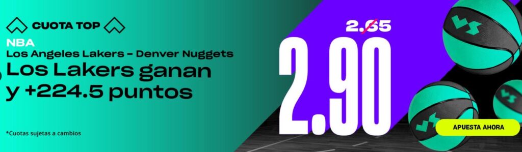 apuestas especiales lakers vs nuggets