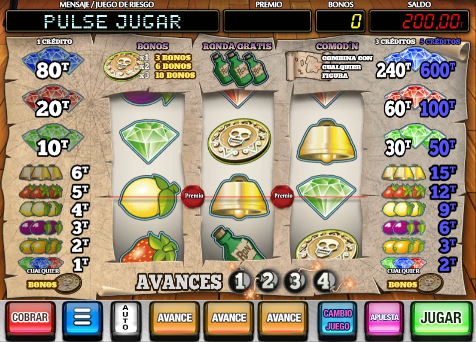 el tesoro pirata slot