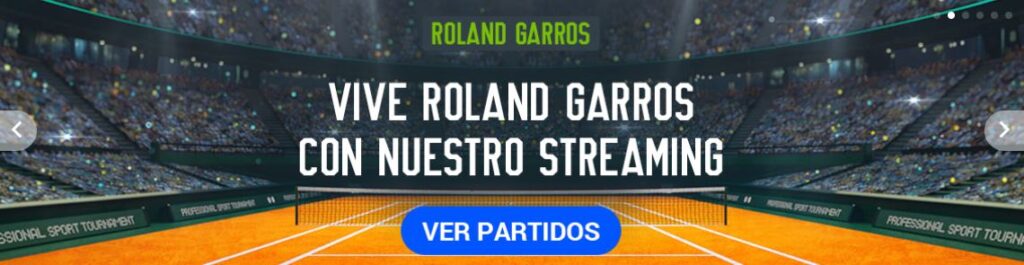 ver online alcaraz vs taro roland garros