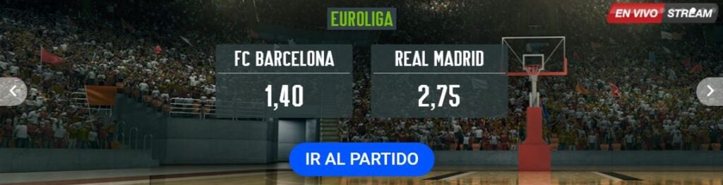 ver online barcelona vs madrid euroliga