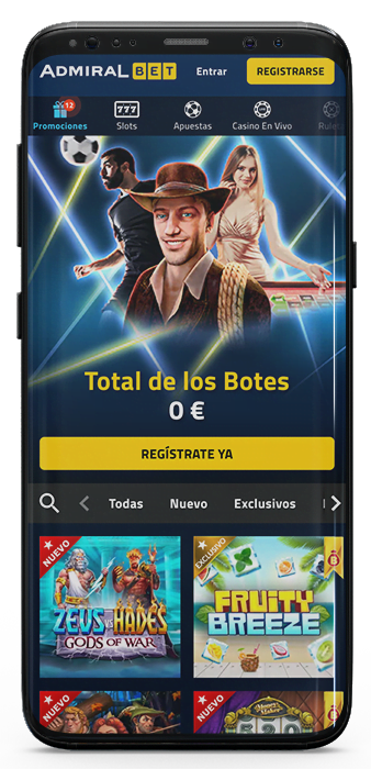 Admiralbet app retira y deposita