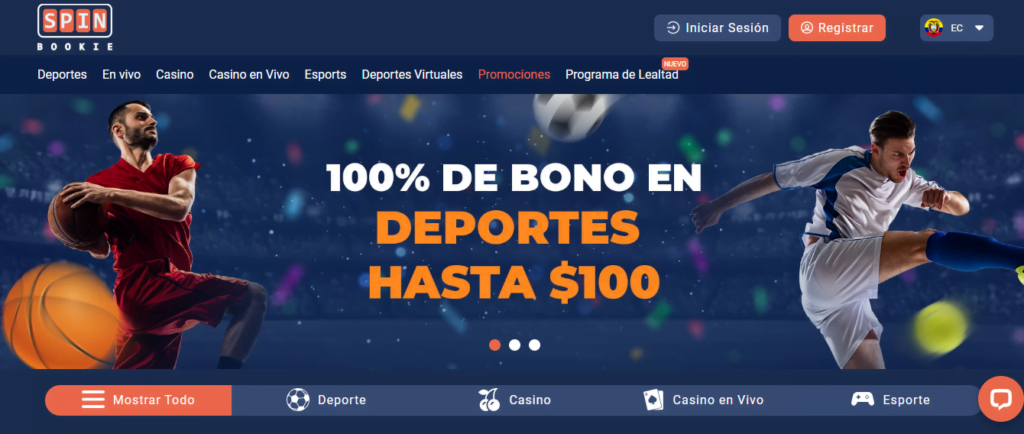spinbookie ecuador