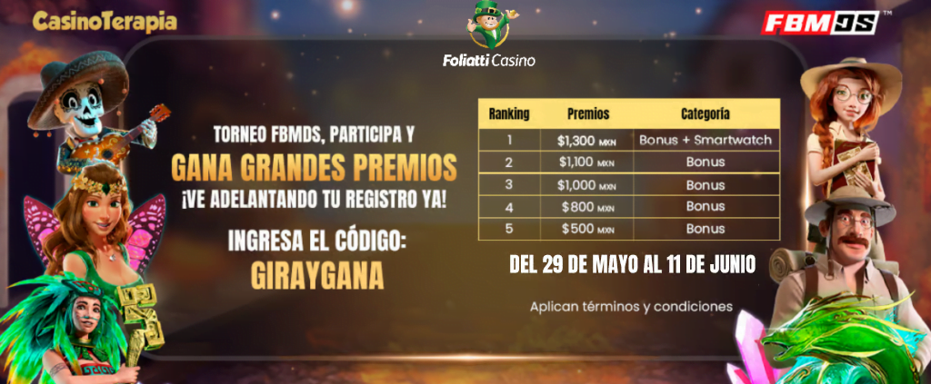 foliatti torneo tragamonedas