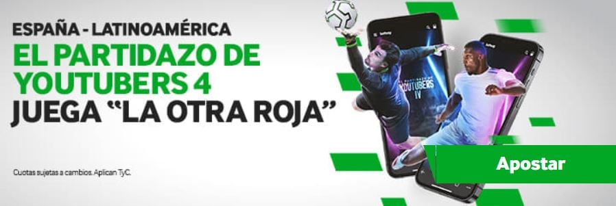 apuestas al partido de los youtubers