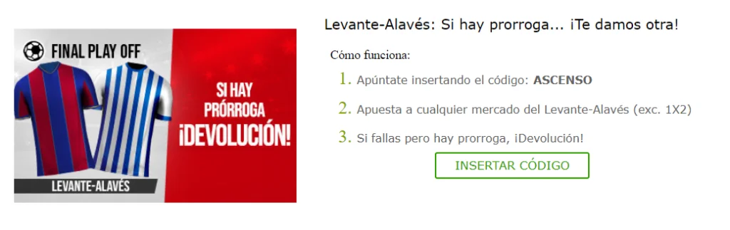 promoción marcaapuestas levante vs alavés