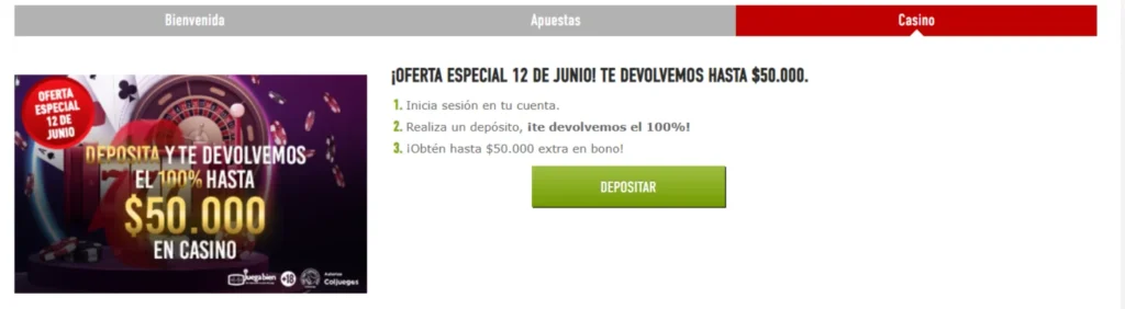 sportium oferta especial casino