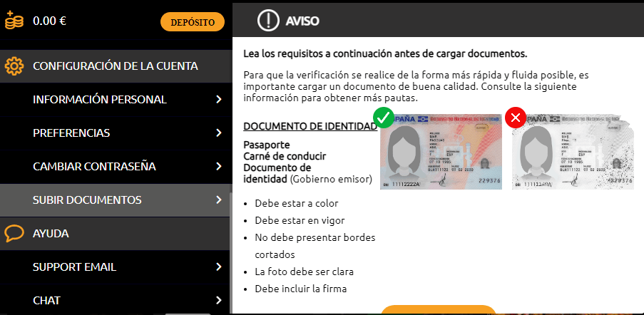 verificar identidad lordping