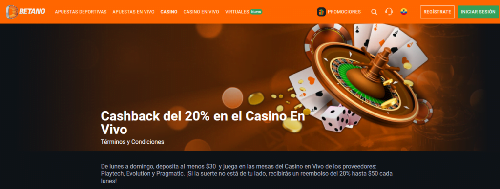 betano cashback en vivo