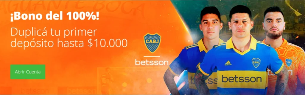 betsson sponsor oficial boca juniors