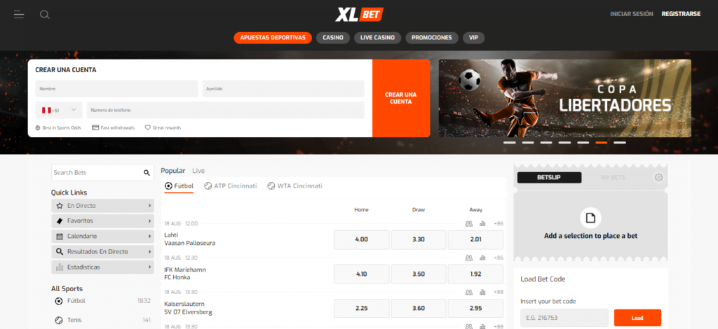 xlbet bono apuestas combinadas