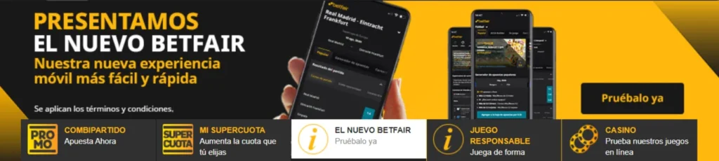 betfair oferta apuestas múltiples