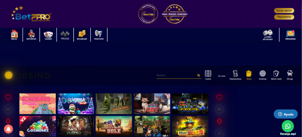 betpro bono para casino