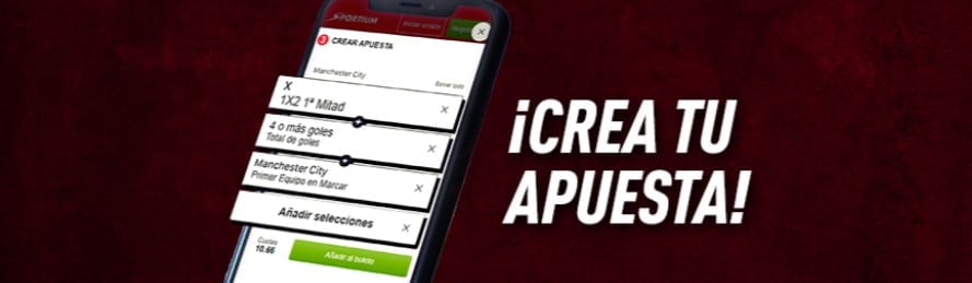 crea tu apuesta sportium