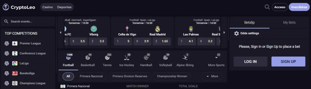 cryptoleo bono parlays