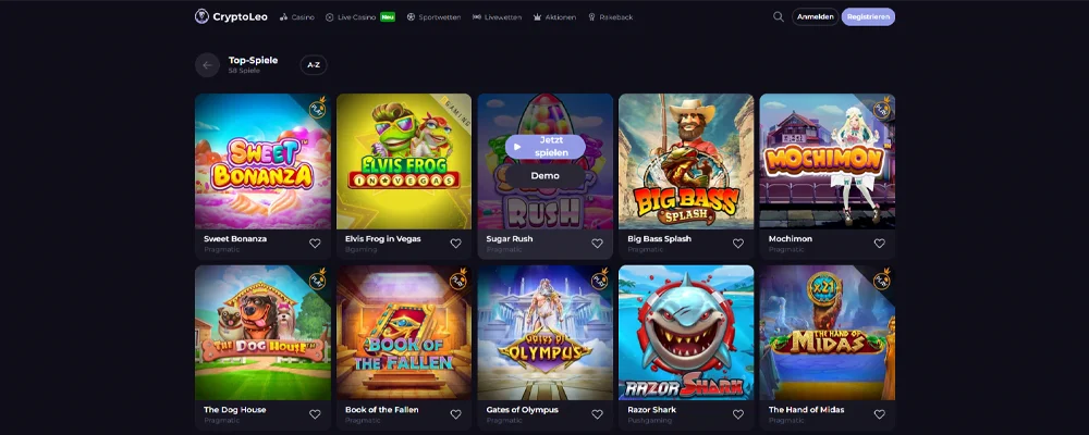 cryptoleo casino en directo