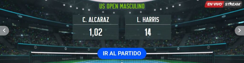 alcaraz - harris us open