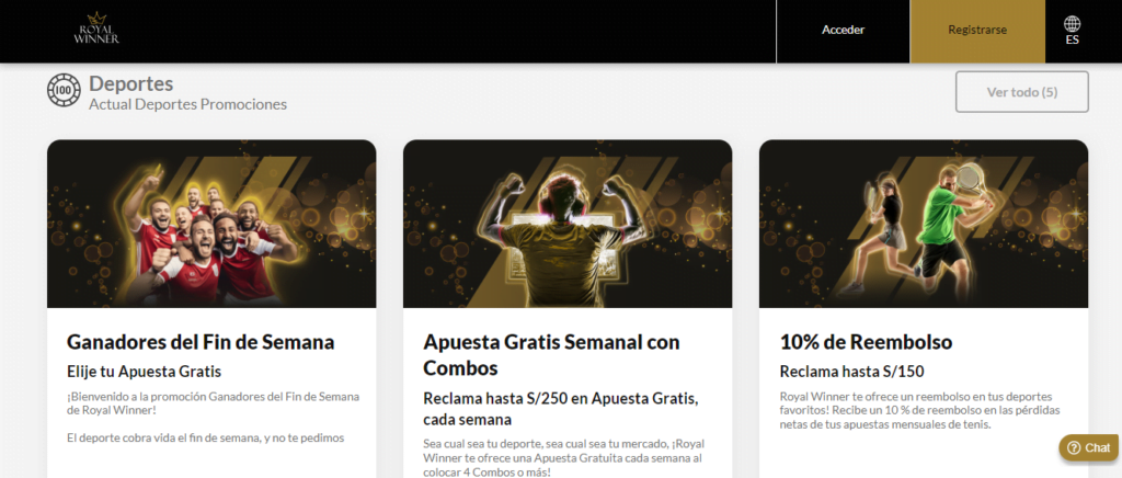 ROYALWINNER bono apuestas deportivas