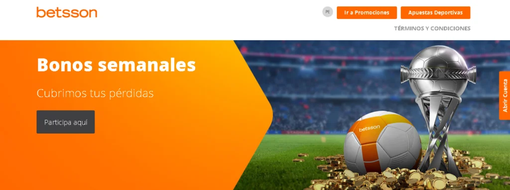 betsson bonusback perú