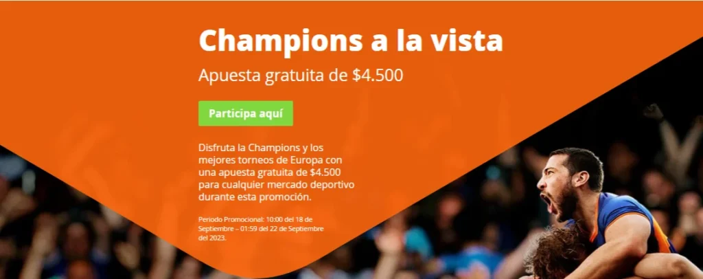 betsson champions a la vista