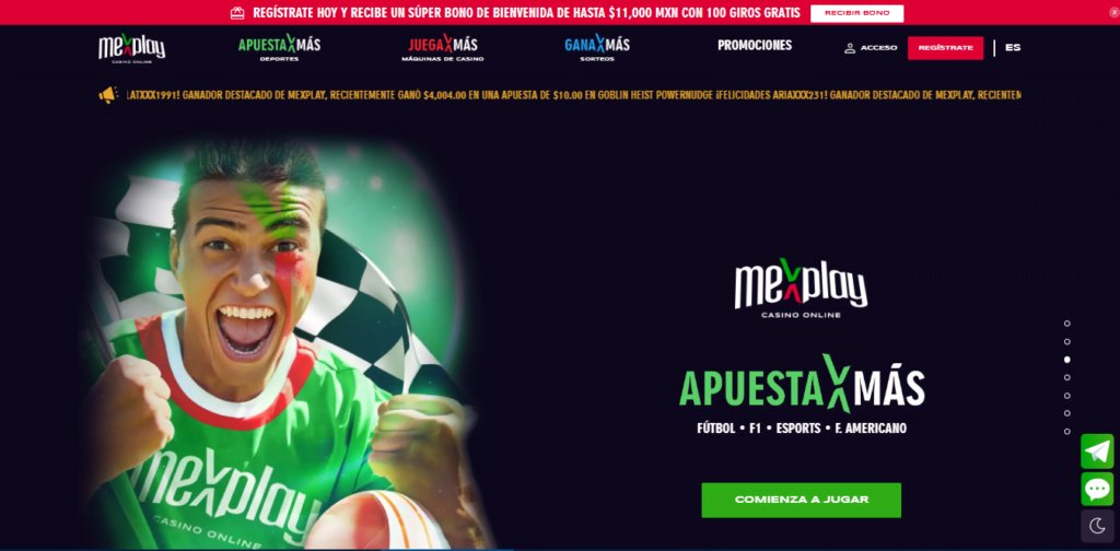 mexplay como sacar fondos