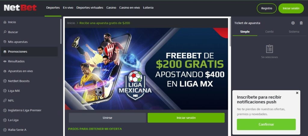 netbet apuesta liga mx