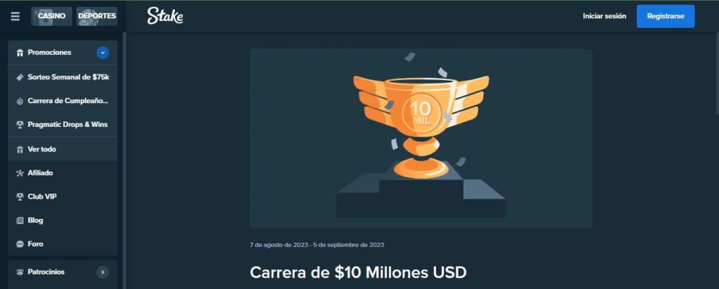 stake carrera millonaria 