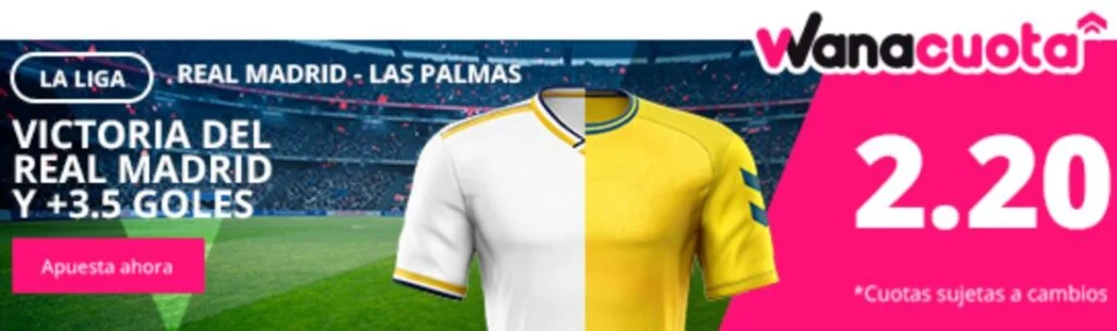 wanacuota madrid vs las palmas