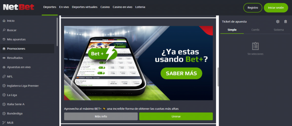 NetBet bet+