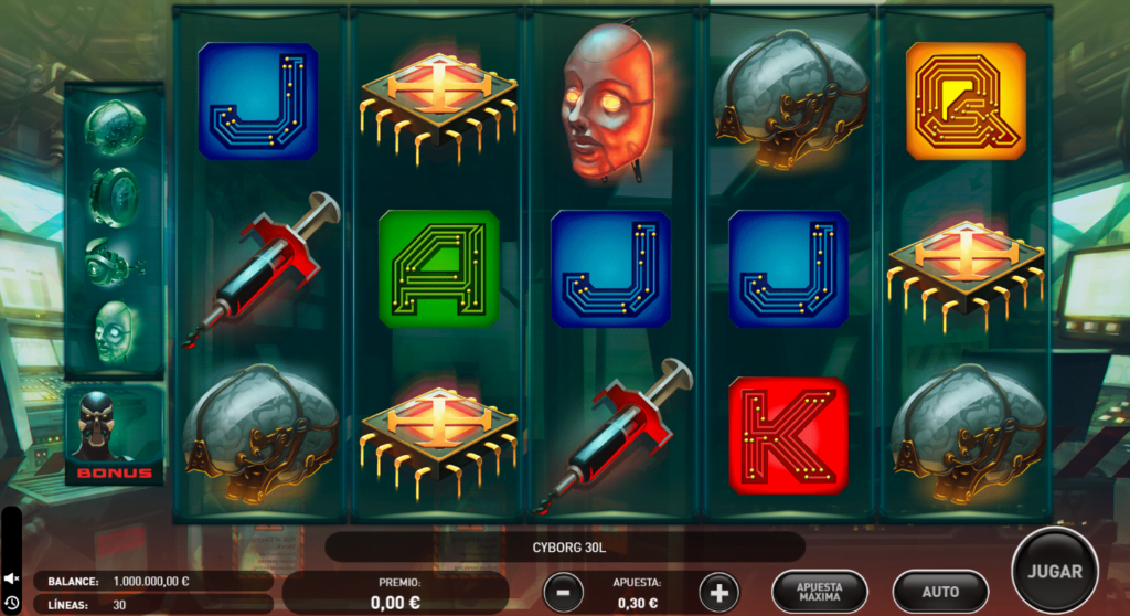 cyborg 30L slot wanabet