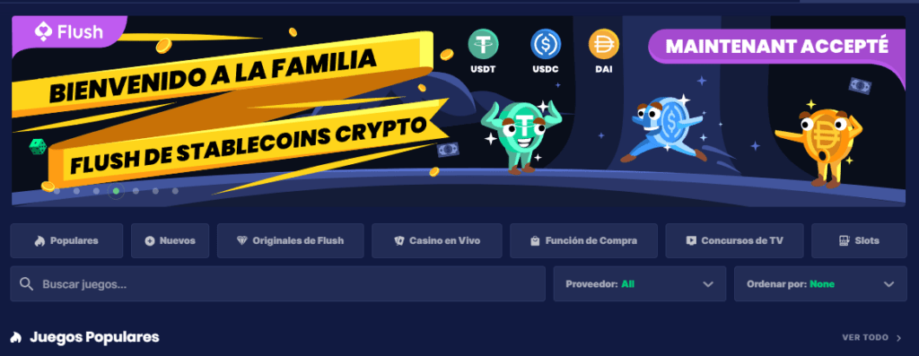 flush bono de bienvenida